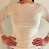 White Long Sleeve Tango Top by TangoinStyle