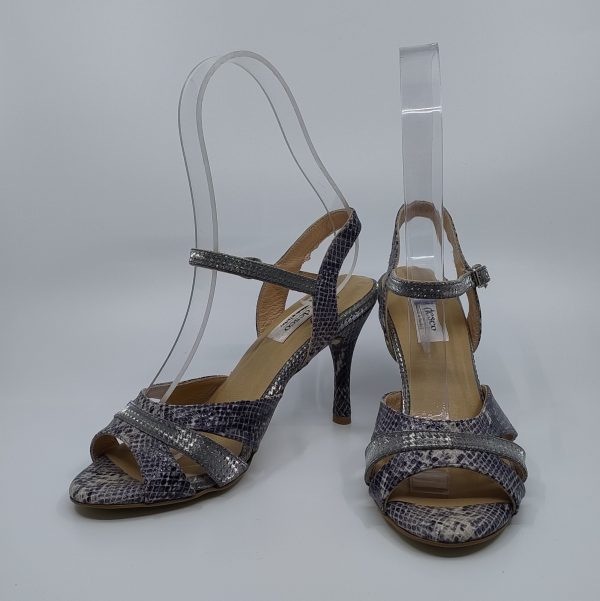 Reptile printed leather follower shoes - Image 2