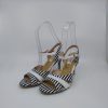 Black-white patent leather follower shoes - Image 2