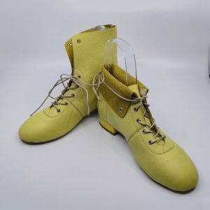 Unisex Boot - Lemon Yellow Leather