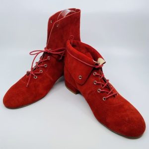 Unisex Boot - Red Suede