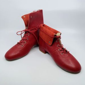 Unisex Boot - Red Leather