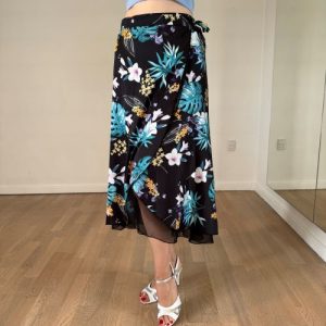 Colourful Satin Tango Skirt, by Chique